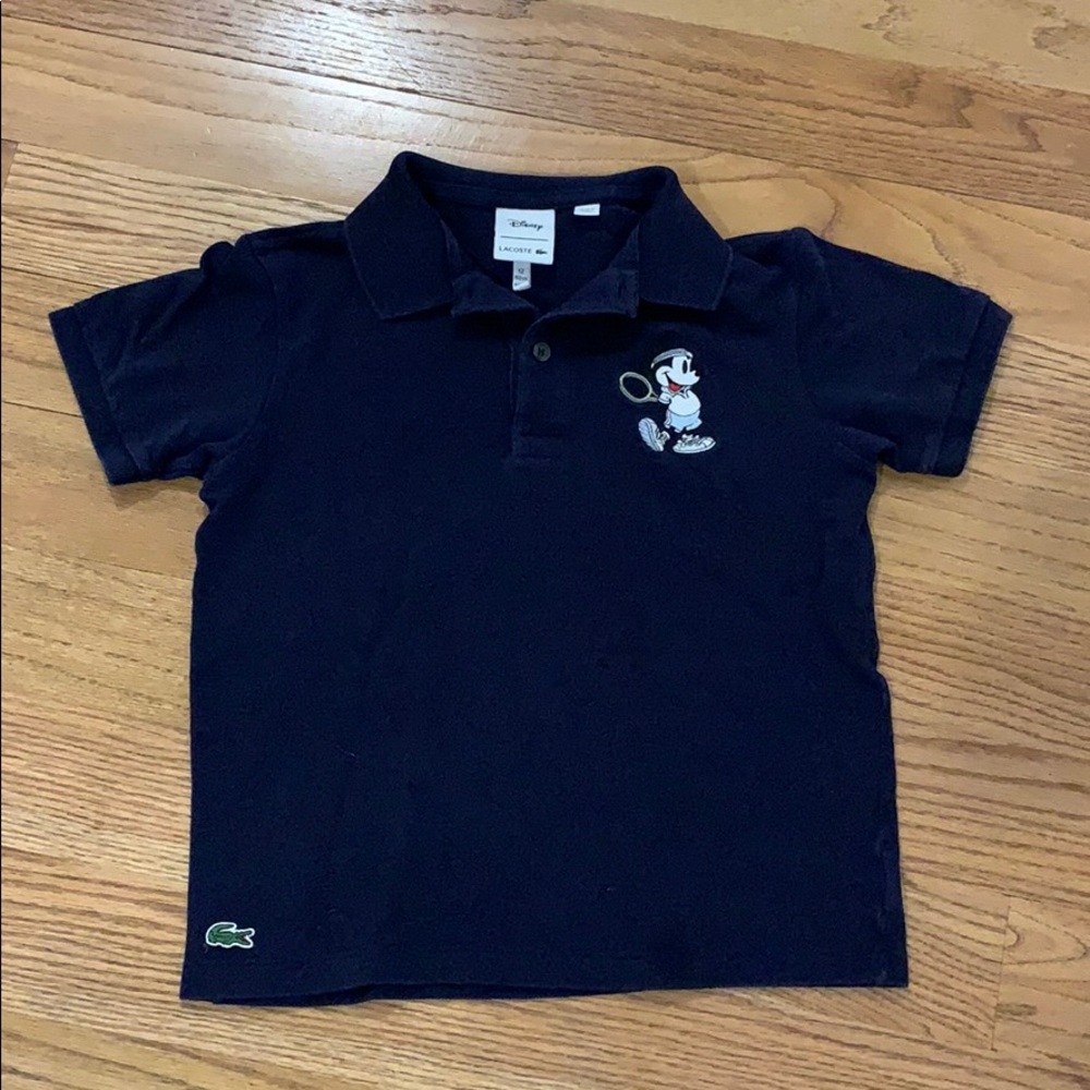 Lacoste Disney navy blue polo size 12